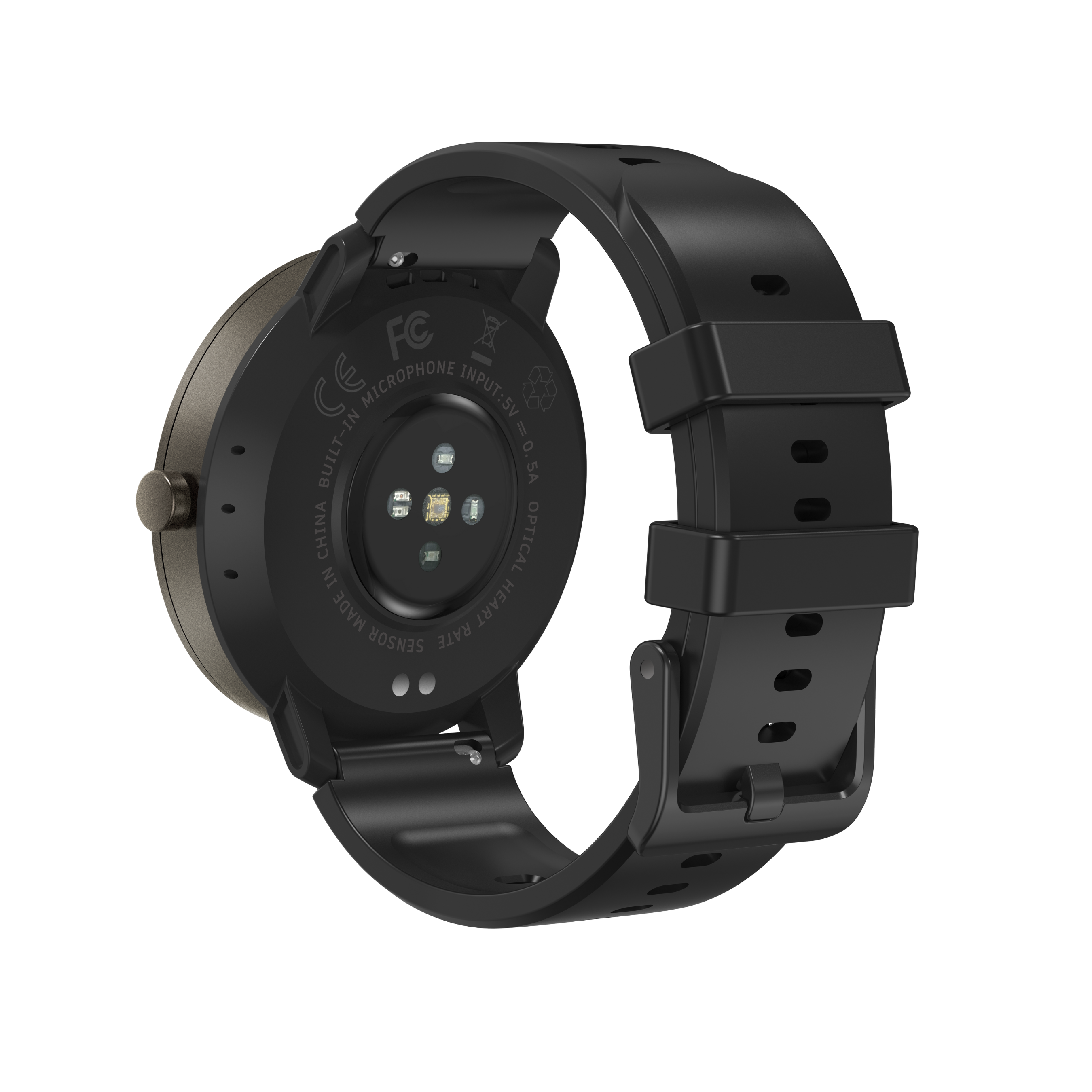 Classic Gaia76 SmartWatch: GPS with 6 Satellites and 170+ Sport Modes - Black