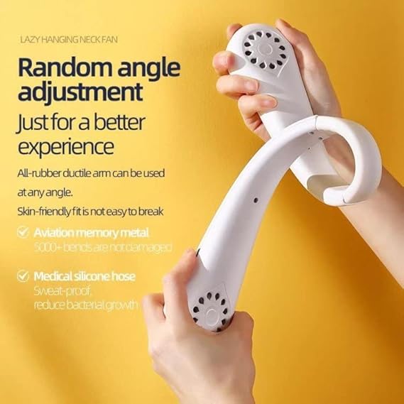 BREEZE-NECK: Bladeless Neck Fan – Portable and Silent Cooling