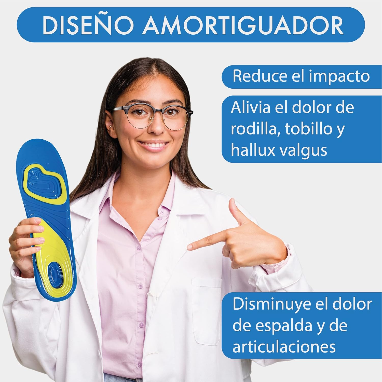 Orthopedic Gel Insoles for Plantar Fasciitis – Arch Support Shoe Inserts