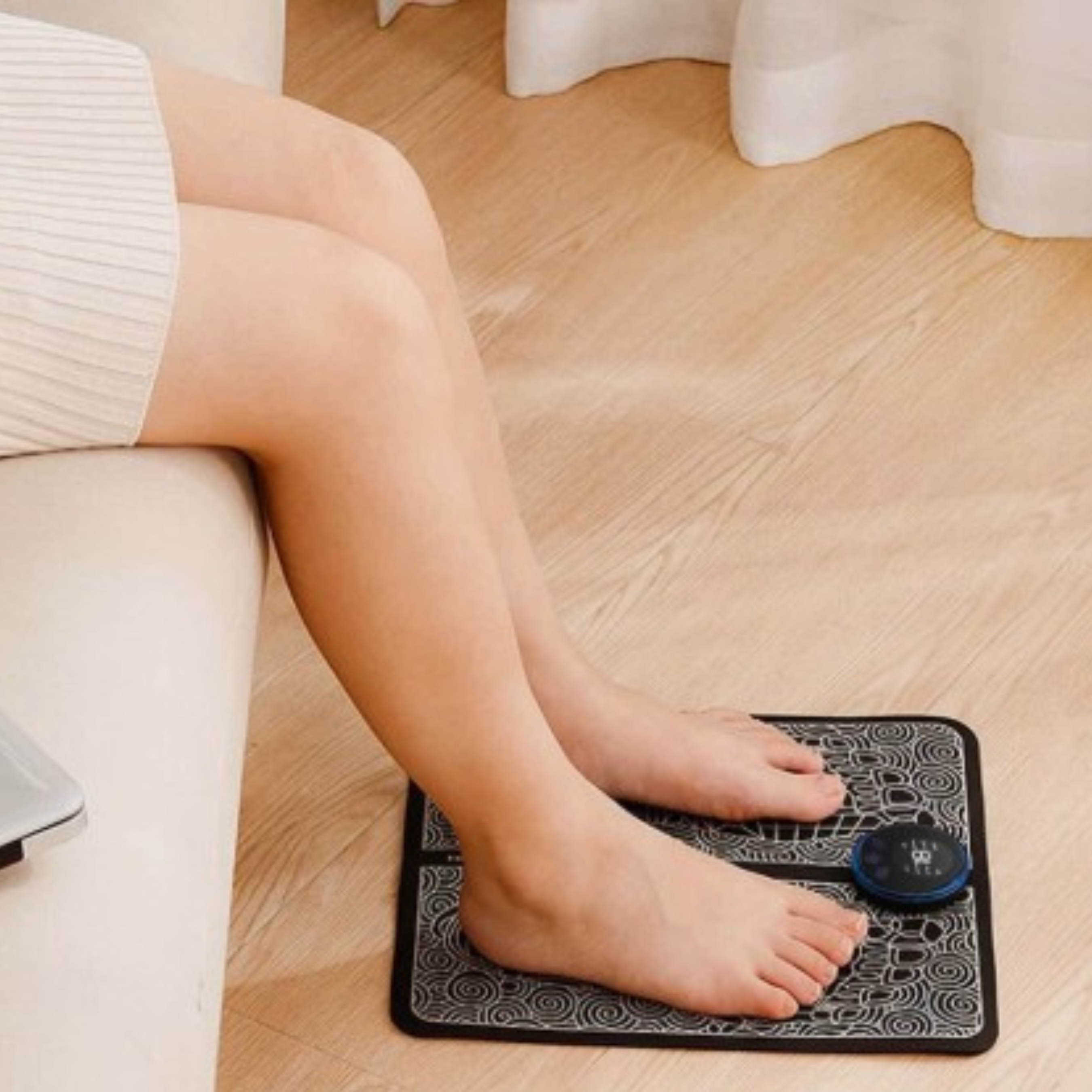 Shiatsu Foot Massager + Heated Foot Mask + 10 FREE Overnight Recovery Patches