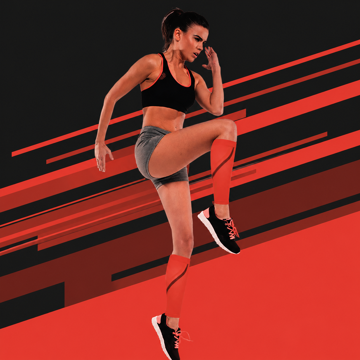 20-30 mmHg Calf Compression Sleeves for Running & Recovery