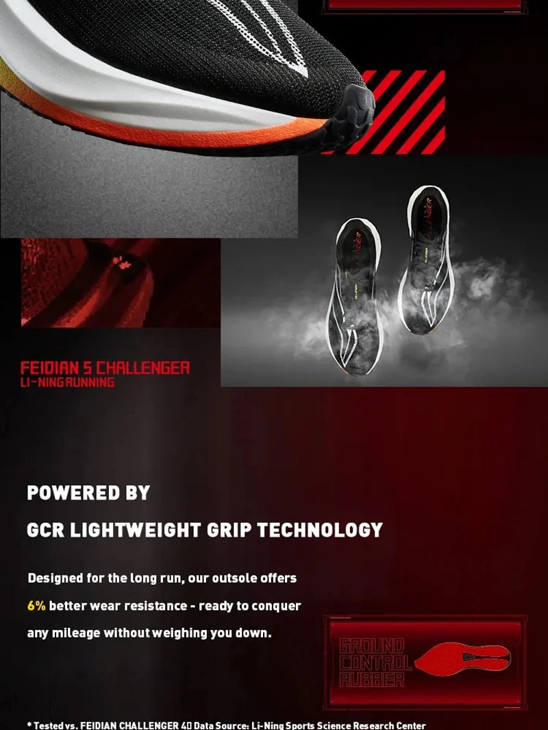 Road Running Shoes - Li-Ning - Black 1