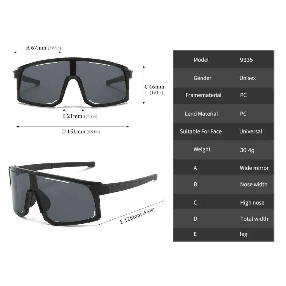 Gafas Deportivas Polarizada UV400 - 9335 Dark Blue