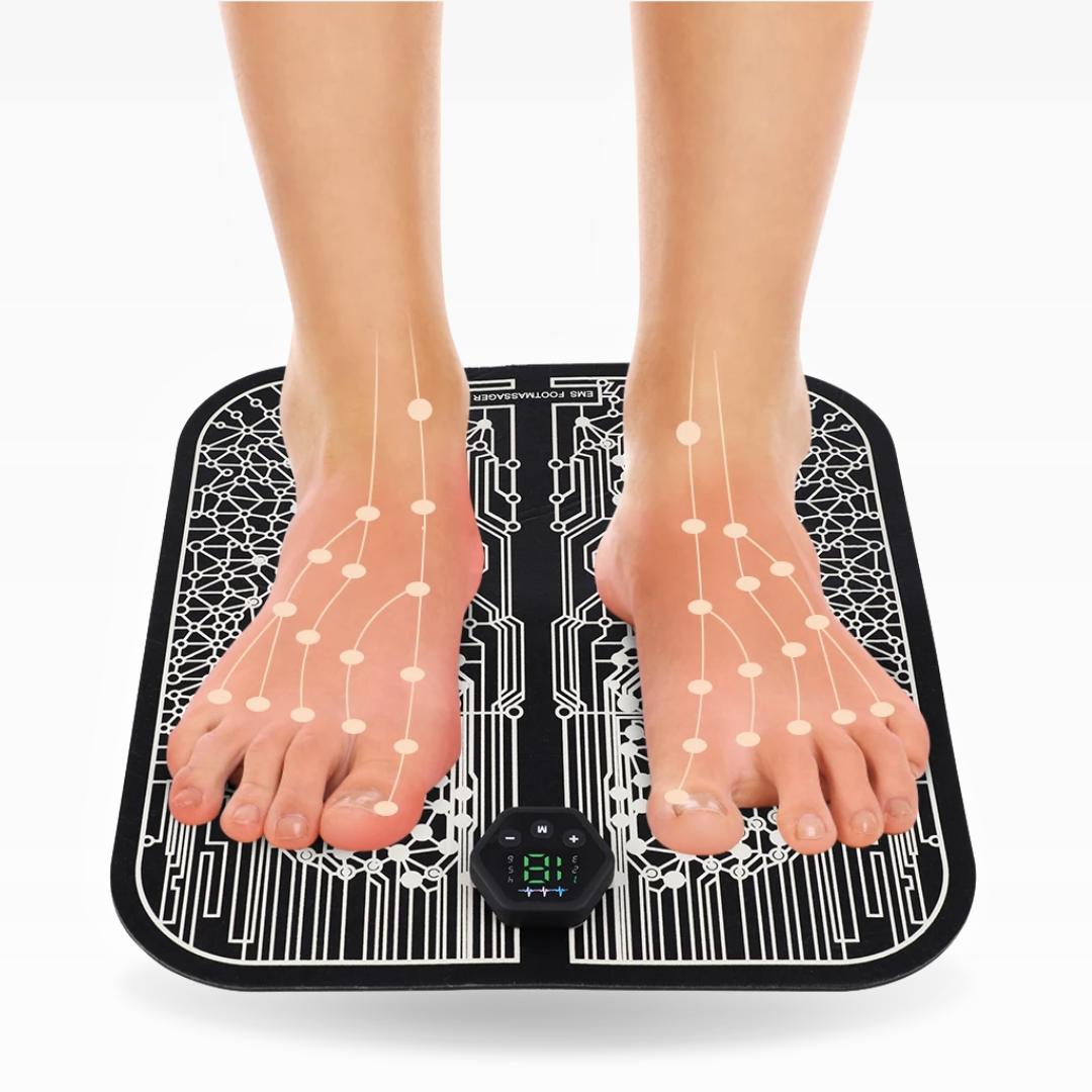 Shiatsu Foot Massager + Heated Foot Mask + 10 FREE Overnight Recovery Patches