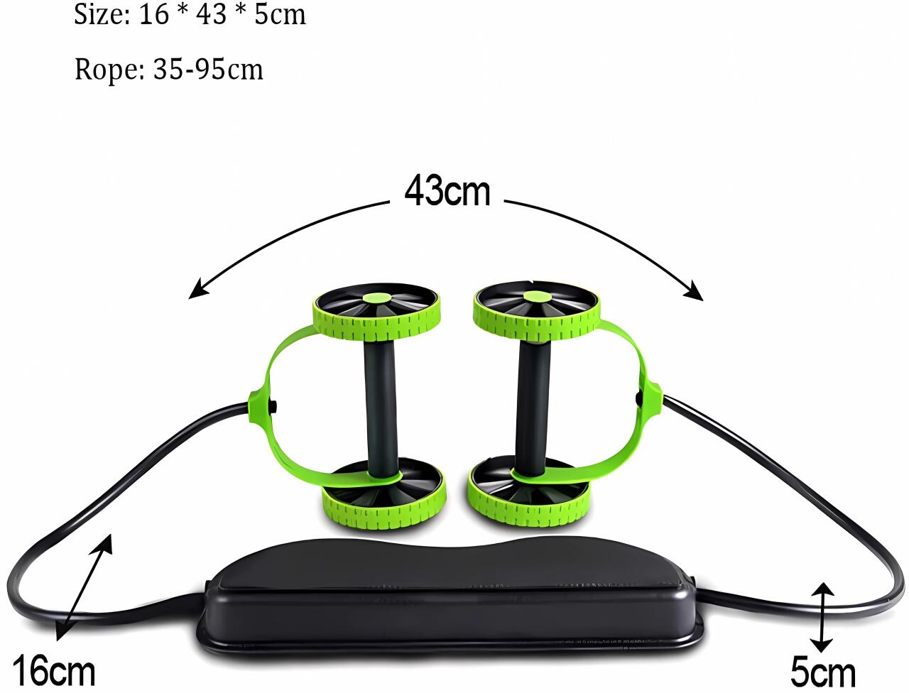 Ab Wheel + Resistance Bands