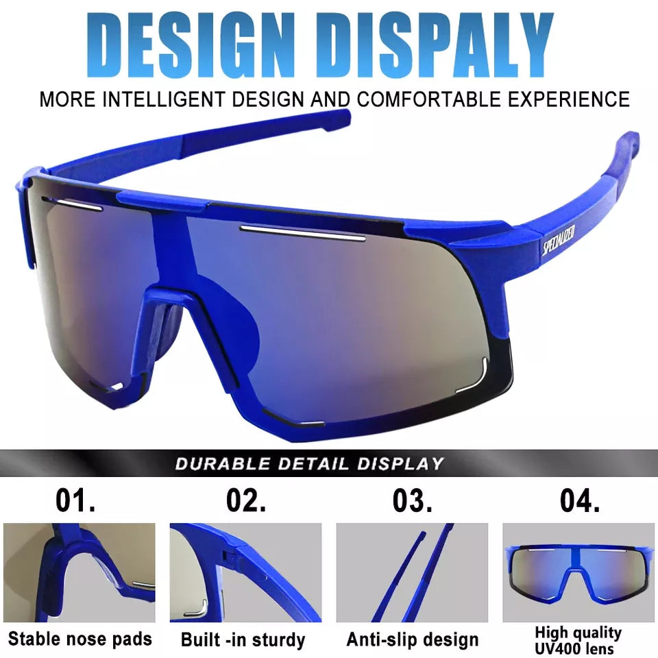Gafas Deportivas Polarizada UV400 - 9335 Blue