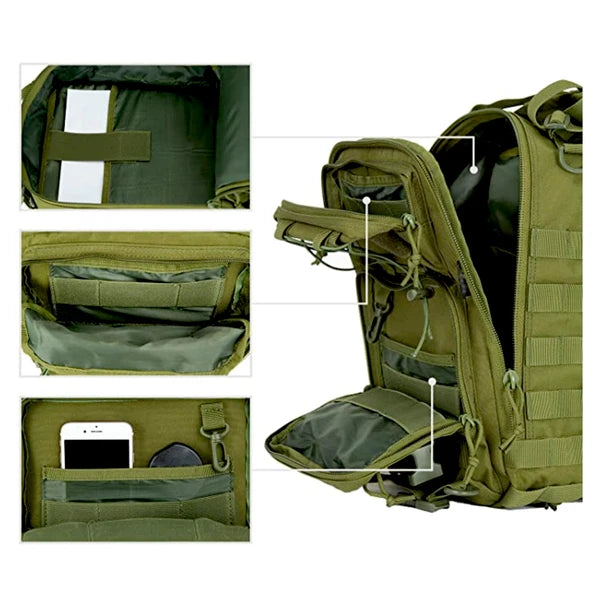 15L Tactical Sling Bag for Outdoor & Travel