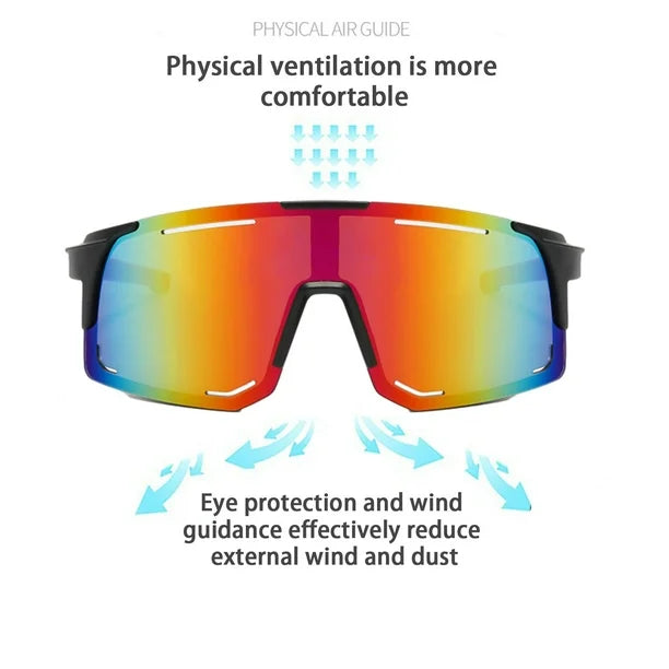 Gafas Deportivas Polarizada  UV400 - 9335 Purple