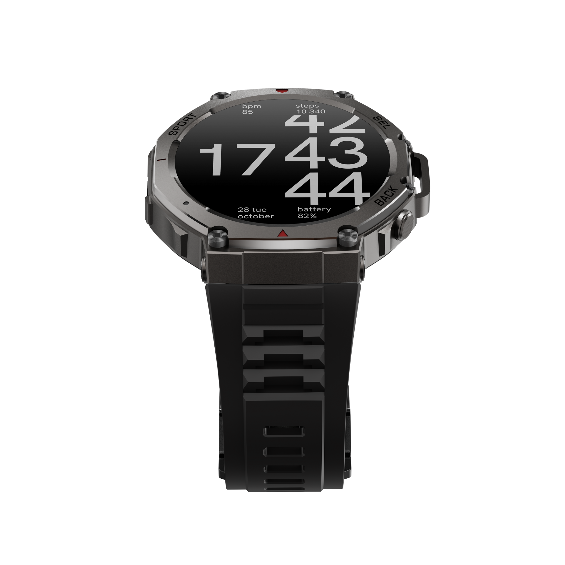 Dale X-Ultra58 – SmartWatch Militar con GPS Dual, Brújula y Seguimiento de Rutas - Negro