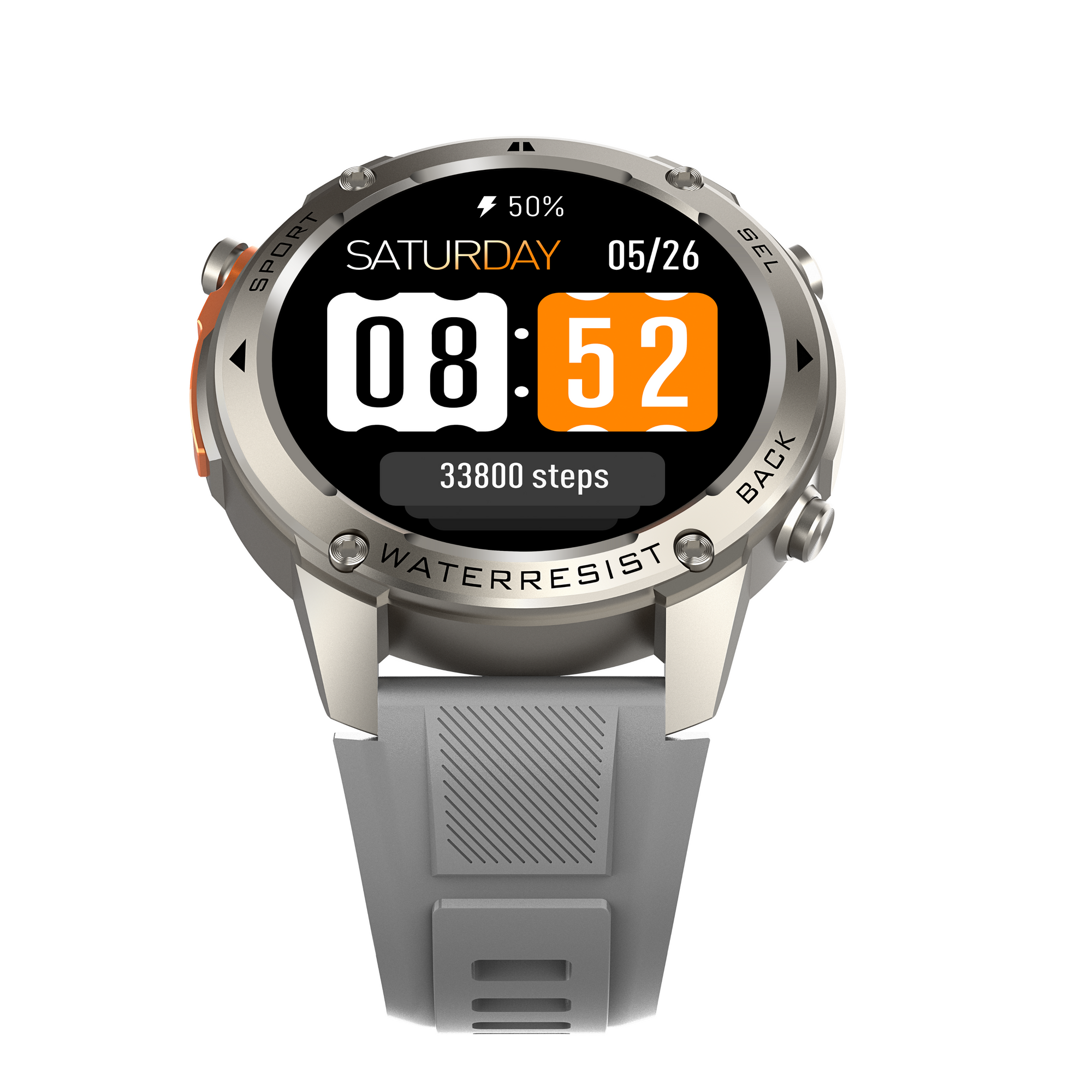 Gaia56 Pro GPS Smartwatch - Plateado