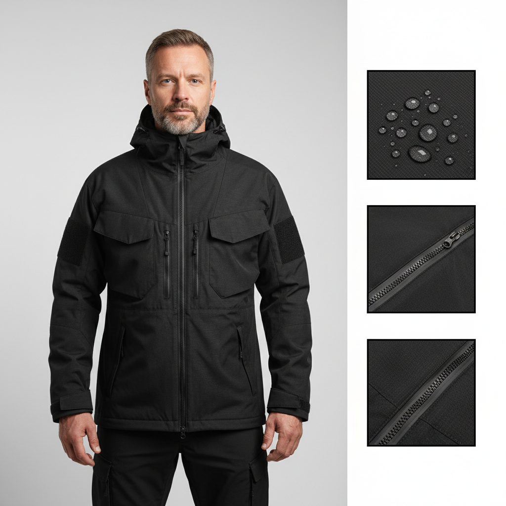 Tactical military waterproof jacket