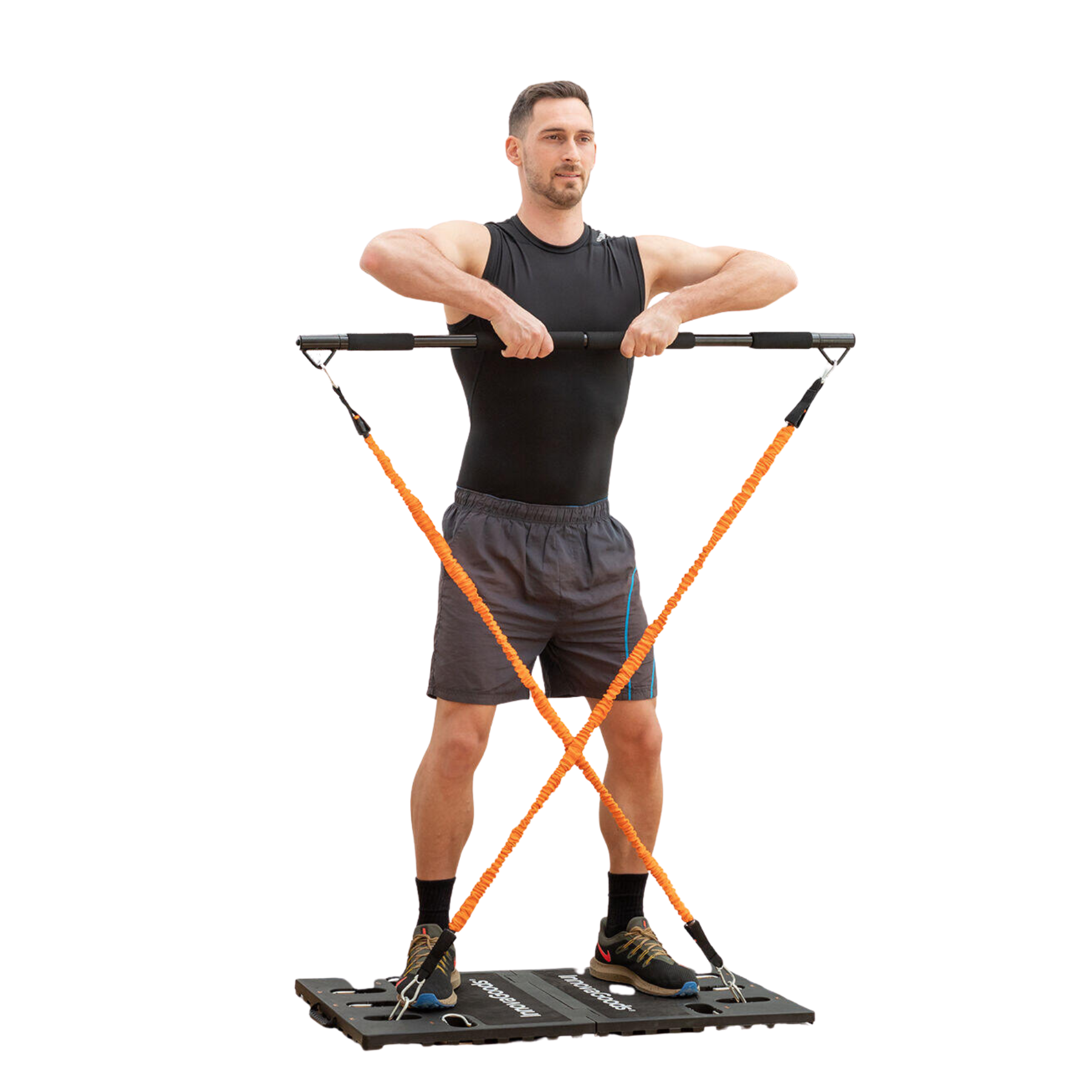 Kit de Fitness Portátil con Bandas de Resistencia y Accesorios