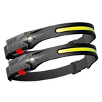 Pack Aventura Extrema = 2 Headlamps con Sensor + Power Bank Solar + Ebook Guía de Iluminación para Trekking