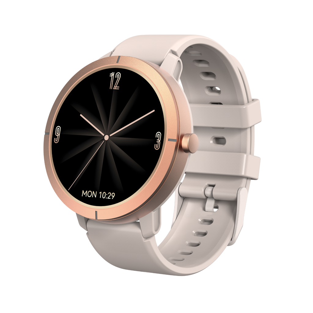 Classic Gaia76 SmartWatch: GPS with 6 Satellites and 170+ Sport Modes – Rose Gold