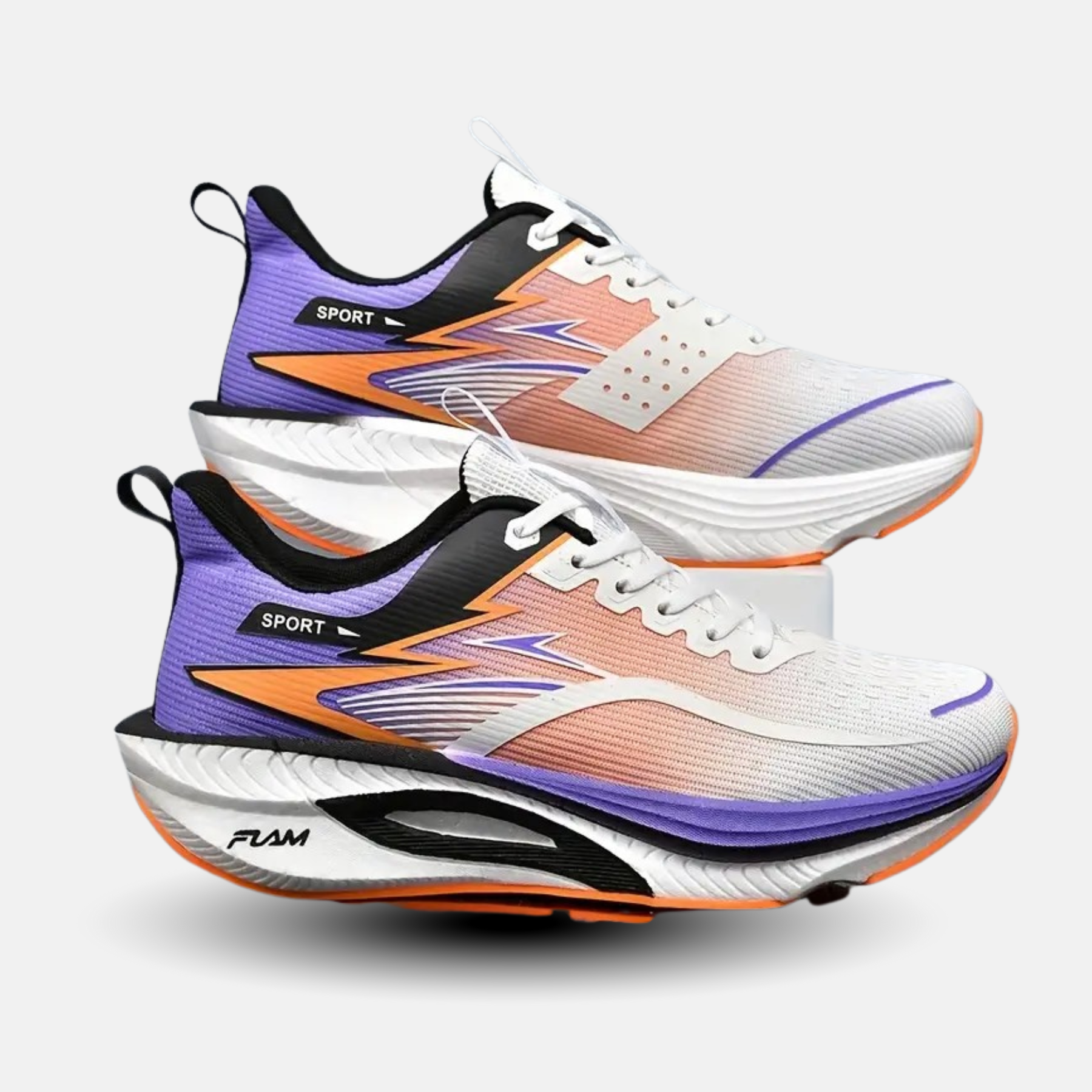 Dale Road Running Flam One - White-Purple