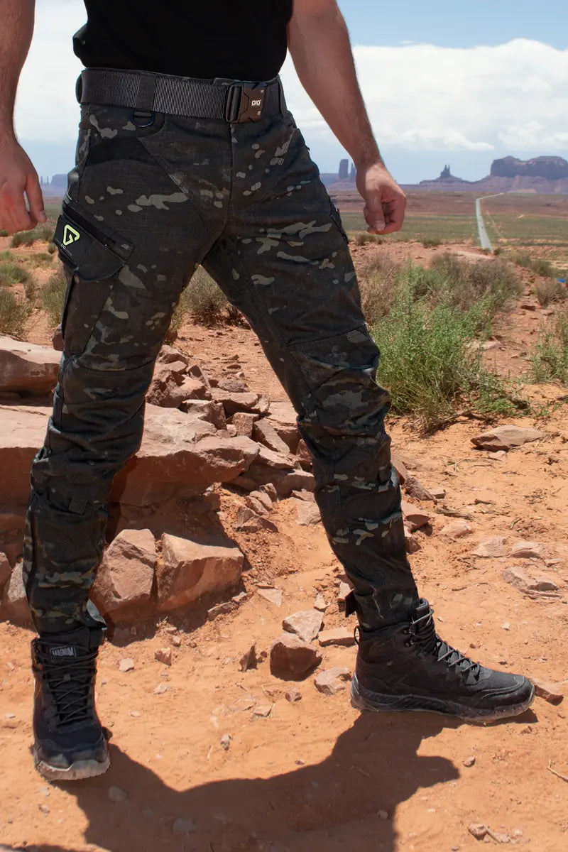 Kinetic Multicam tactical pants – black