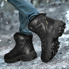Men's combat boots – waterproof, slip-resistant hiking boots, puncture-resistant and ankle-sprain-protected work boots
