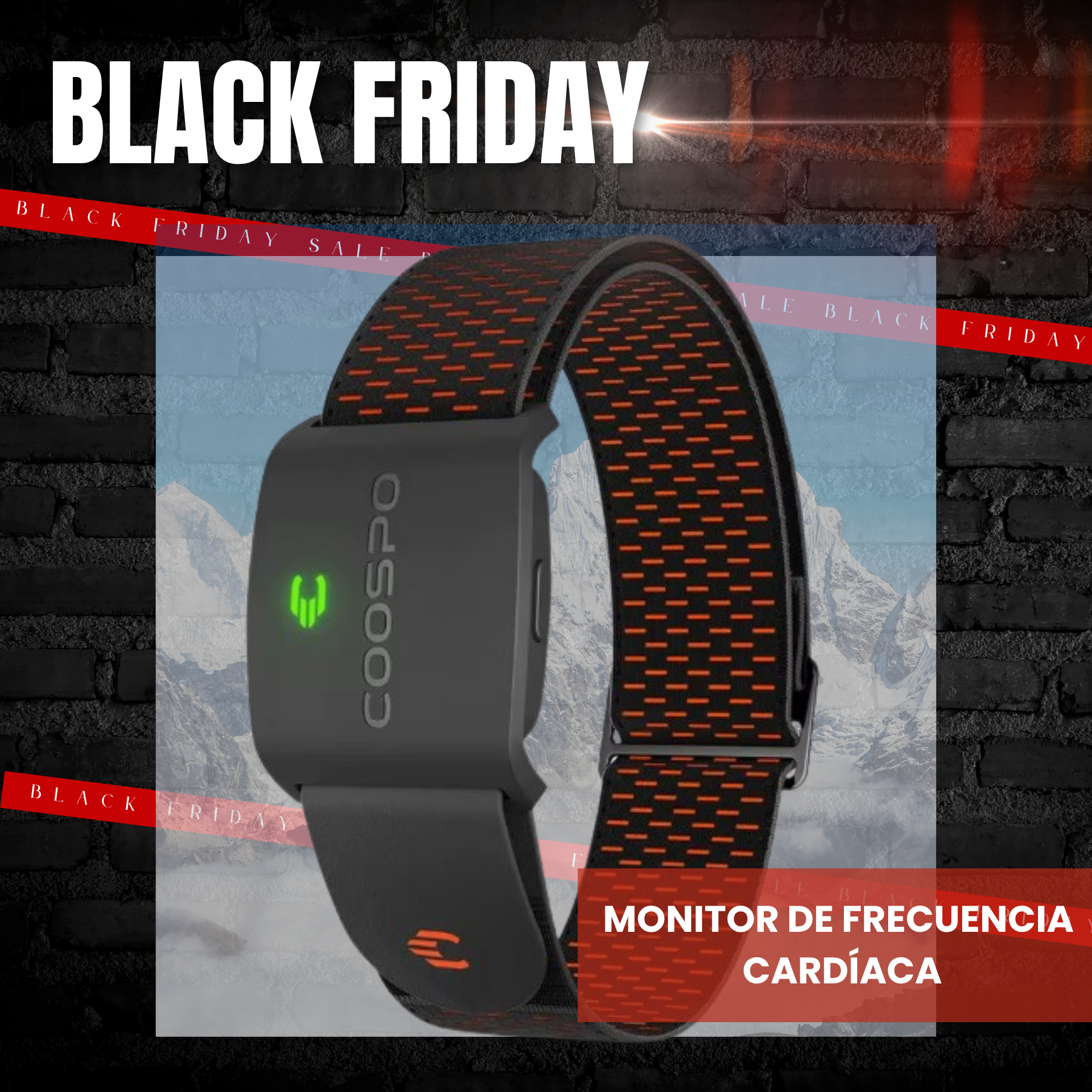 Monitor de Frecuencia Cardíaca en Banda Braquial