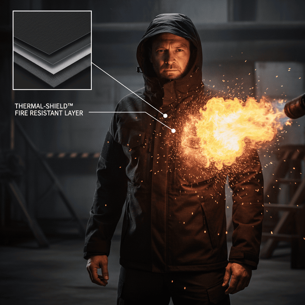 Tactical military waterproof jacket