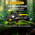 Linterna Frontal LED con Sensor Inteligente  - Trail Running y Aventuras al Aire Libre