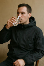 Men's waterproof jacket with hood