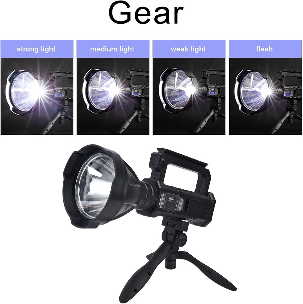 Dale Iluminación Total - Linterna Potente Con Tripode + Powerbank Solar