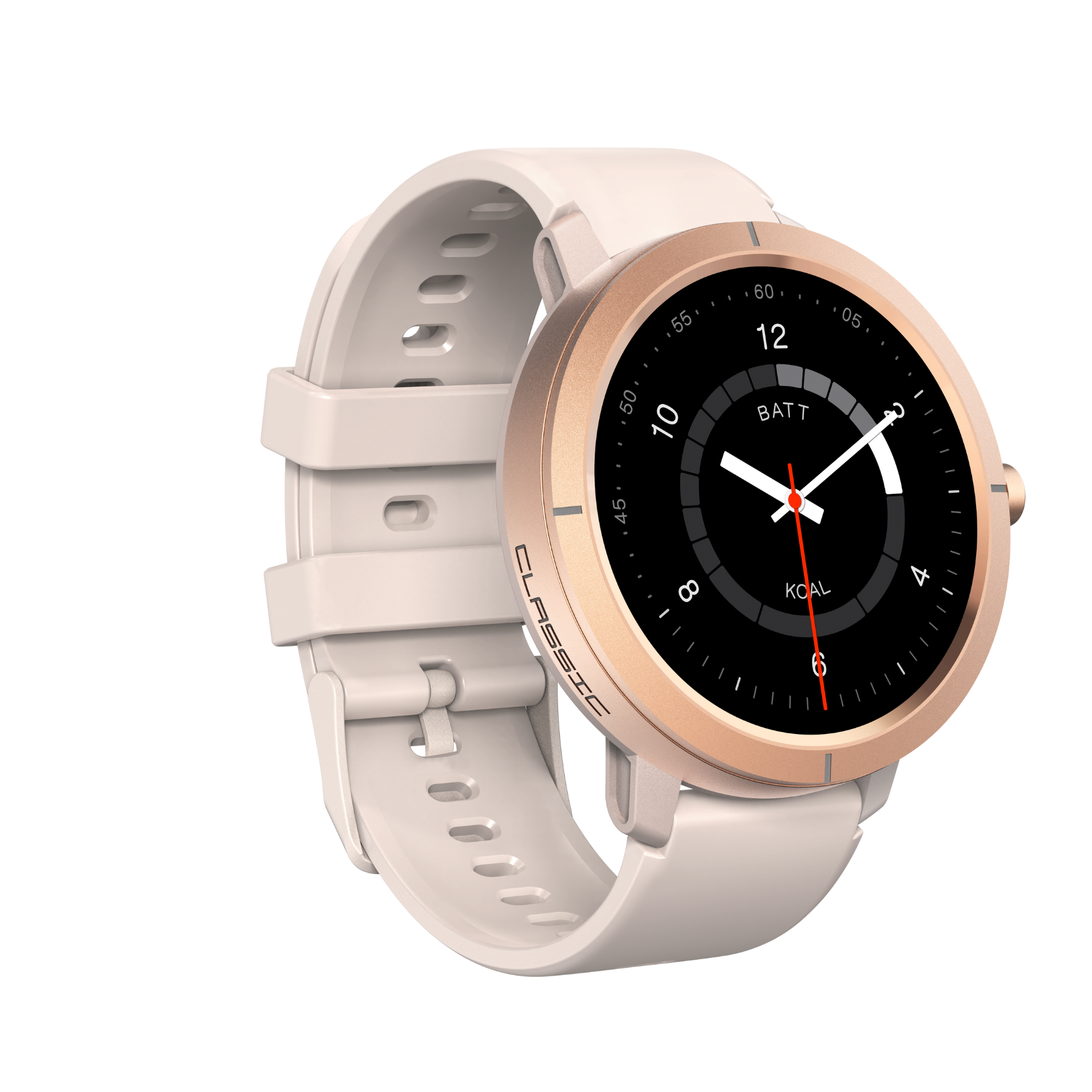 Classic Gaia76 SmartWatch: GPS with 6 Satellites and 170+ Sport Modes – Rose Gold