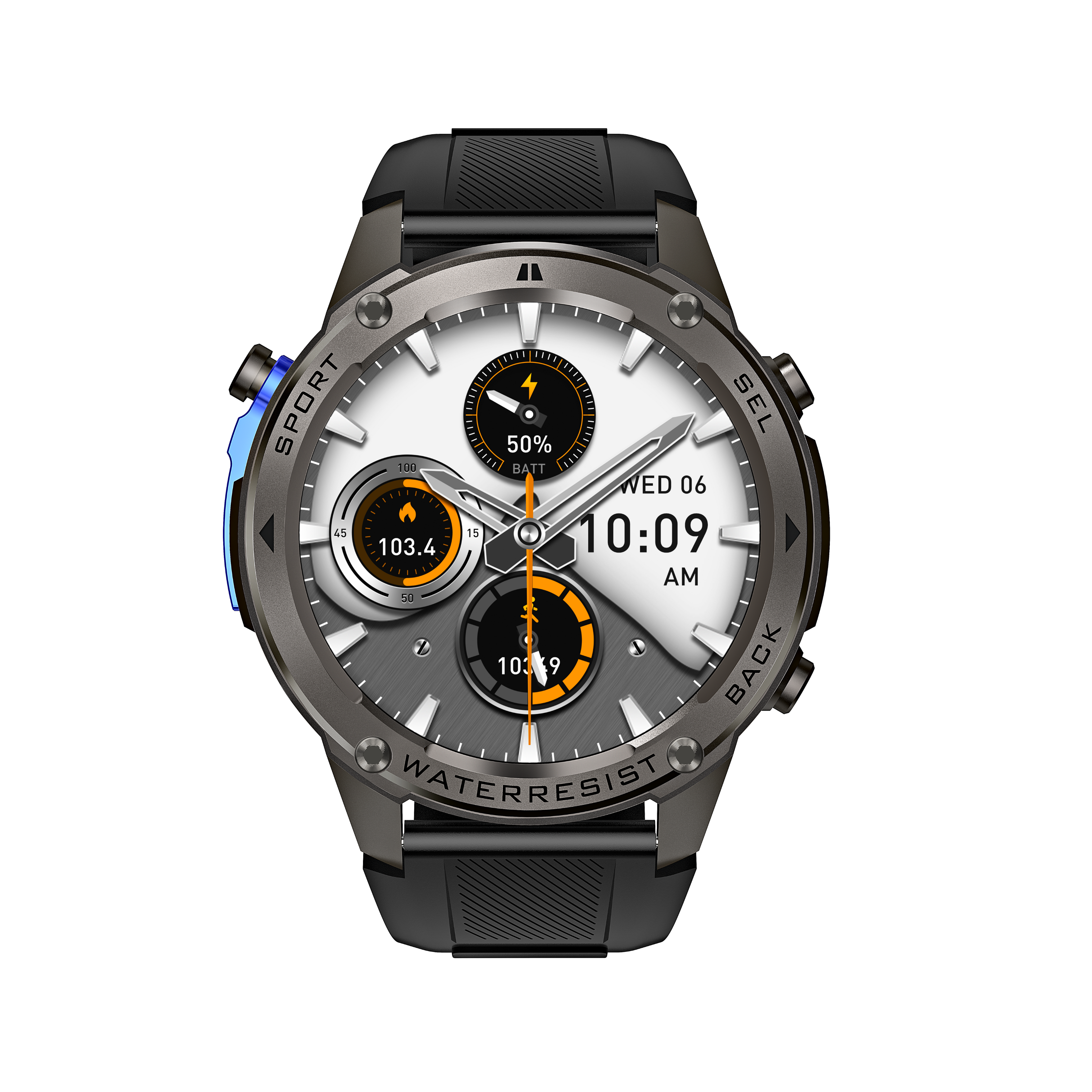 Gaia56 Pro GPS Smartwatch - Black