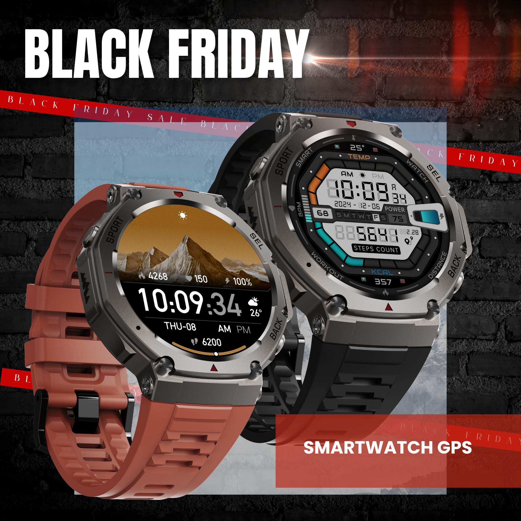 Dale X-Ultra58 - SmartWatch Militar con GPS Dual, Brújula y Seguimiento de Rutas - BF