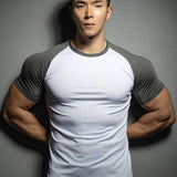 White Dark Gray Sleeve