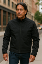 Waterproof and cut-resistant metal jacket for men