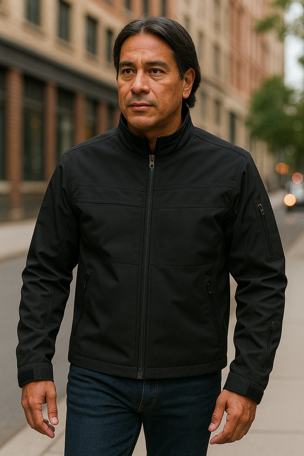 Waterproof and cut-resistant metal jacket for men