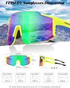 Gafas Deportivas Polarizada  UV400 - 9335 Light Green