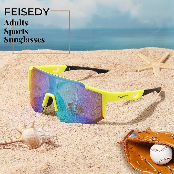 Gafas Deportivas Polarizada  UV400 - 9335 Light Green