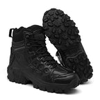 Men's combat boots – waterproof, slip-resistant hiking boots, puncture-resistant and ankle-sprain-protected work boots
