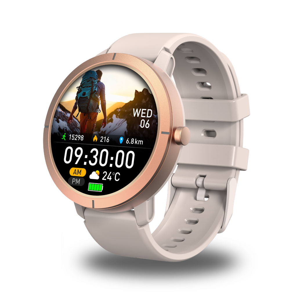 Classic Gaia76 SmartWatch: GPS con 6 Satélites y 170+ Modos Deportivos - Argent