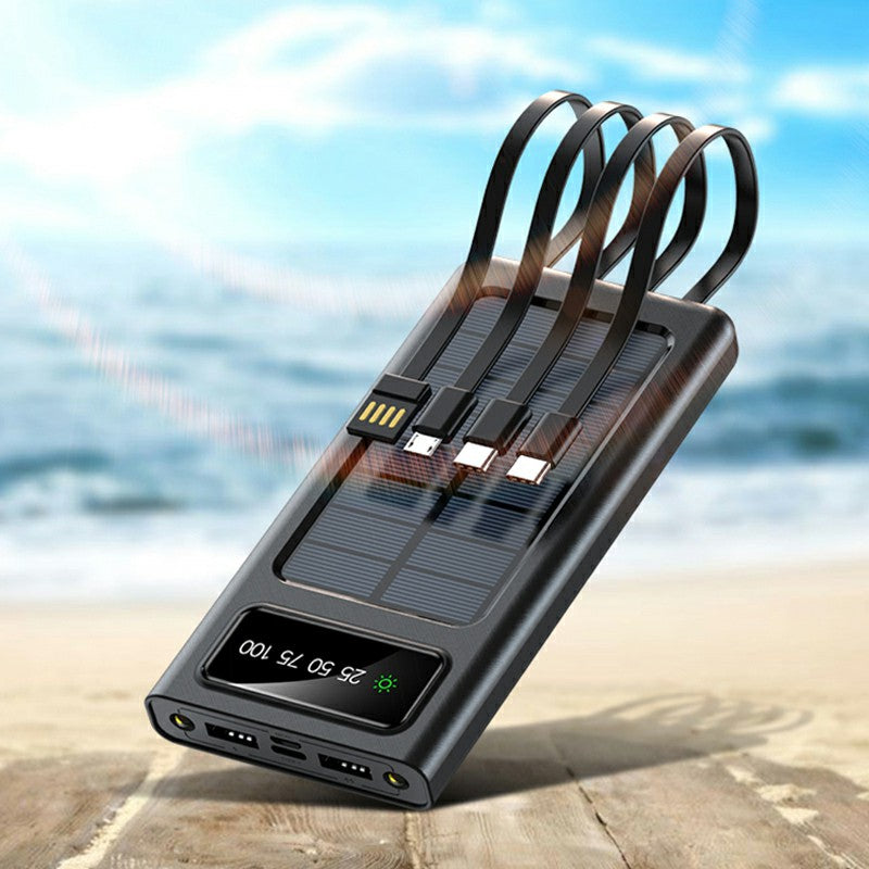 Dale Iluminación Total - Linterna Potente Con Tripode + Powerbank Solar - Black Friday