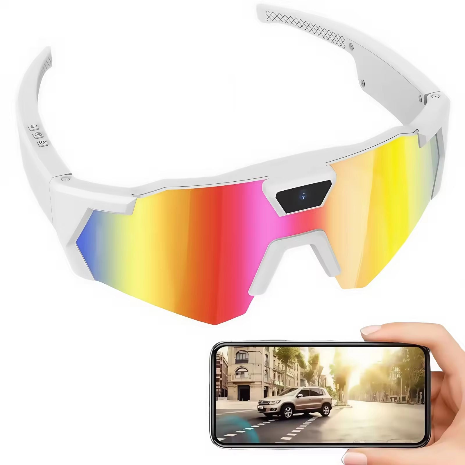Gaia Vision X – POV Camera Glasses 1080P for Sports & Outdoor