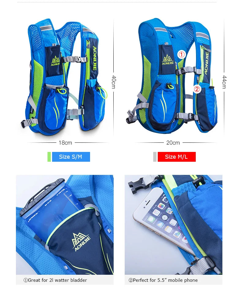 Running Vest - AONIJIE E885 - Light 5.5L