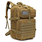 50L Waterproof Tactical Backpack for Hiking, Camping & Travel