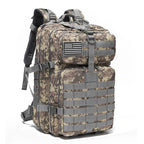 50L Waterproof Tactical Backpack for Hiking, Camping & Travel