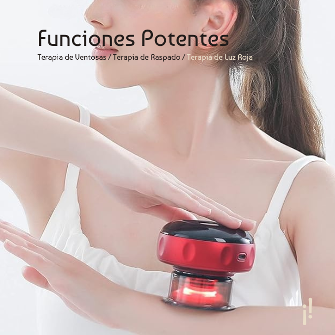 Dale Recuperación Inteligente Recupera Músculos en Minutos-  Pistola de Masaje + Ventosa Inteligente