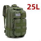 50L Waterproof Tactical Backpack for Hiking & Camping