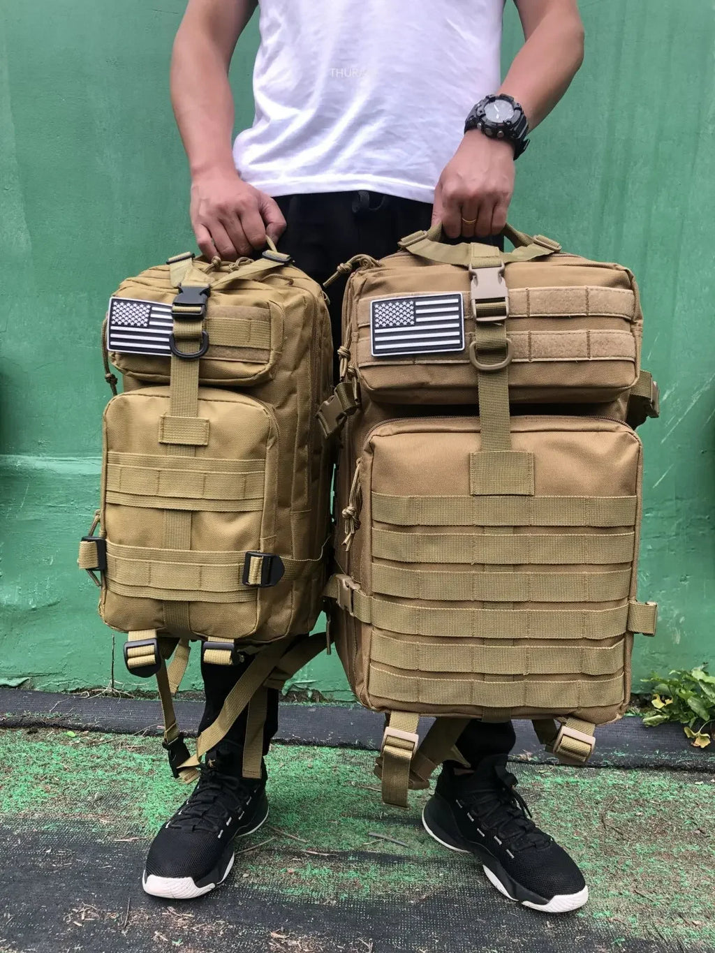 50L Waterproof Tactical Backpack for Hiking & Camping