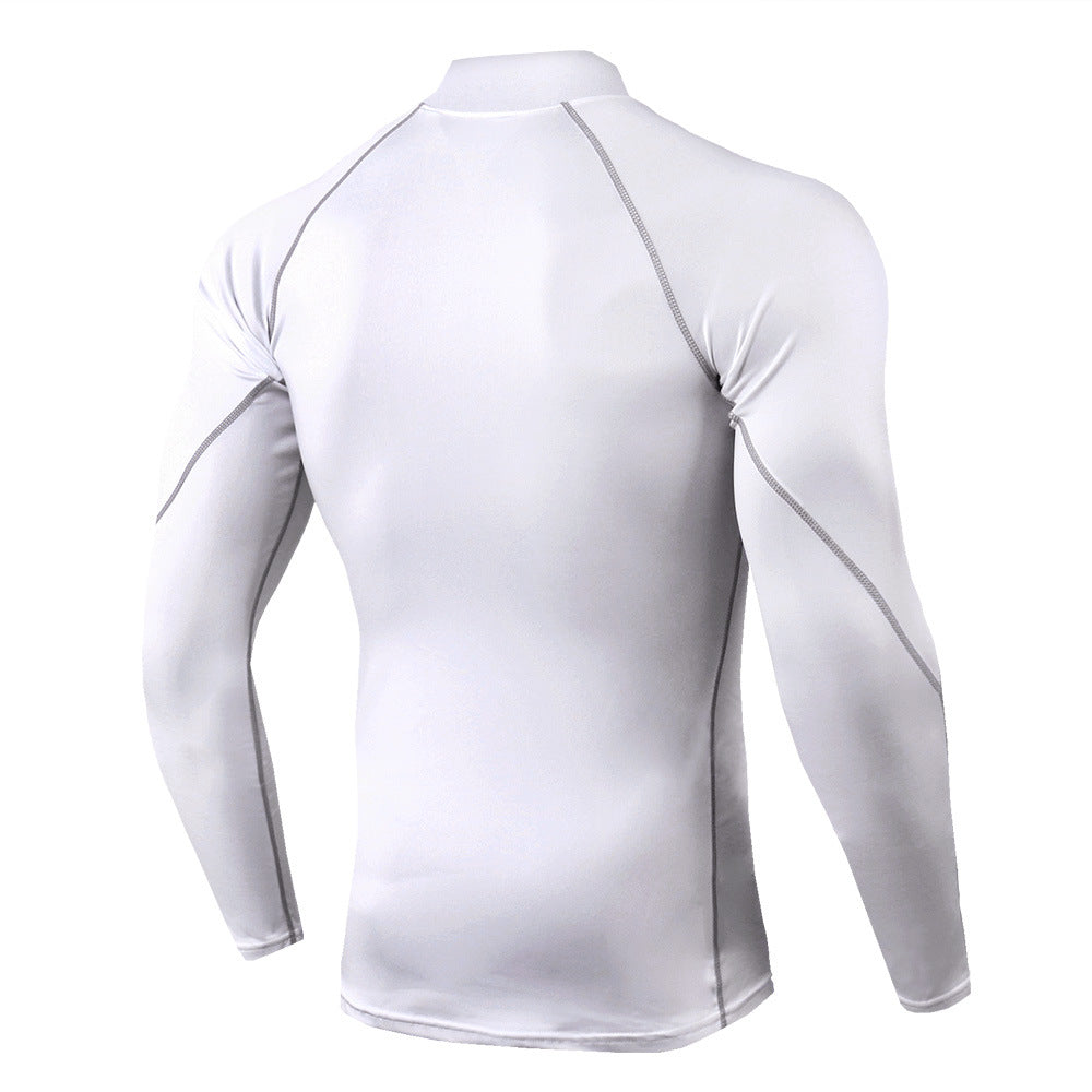 Men's Long Sleeve Compression Shirt – Quick-Dry Athletic Gym & Running Top