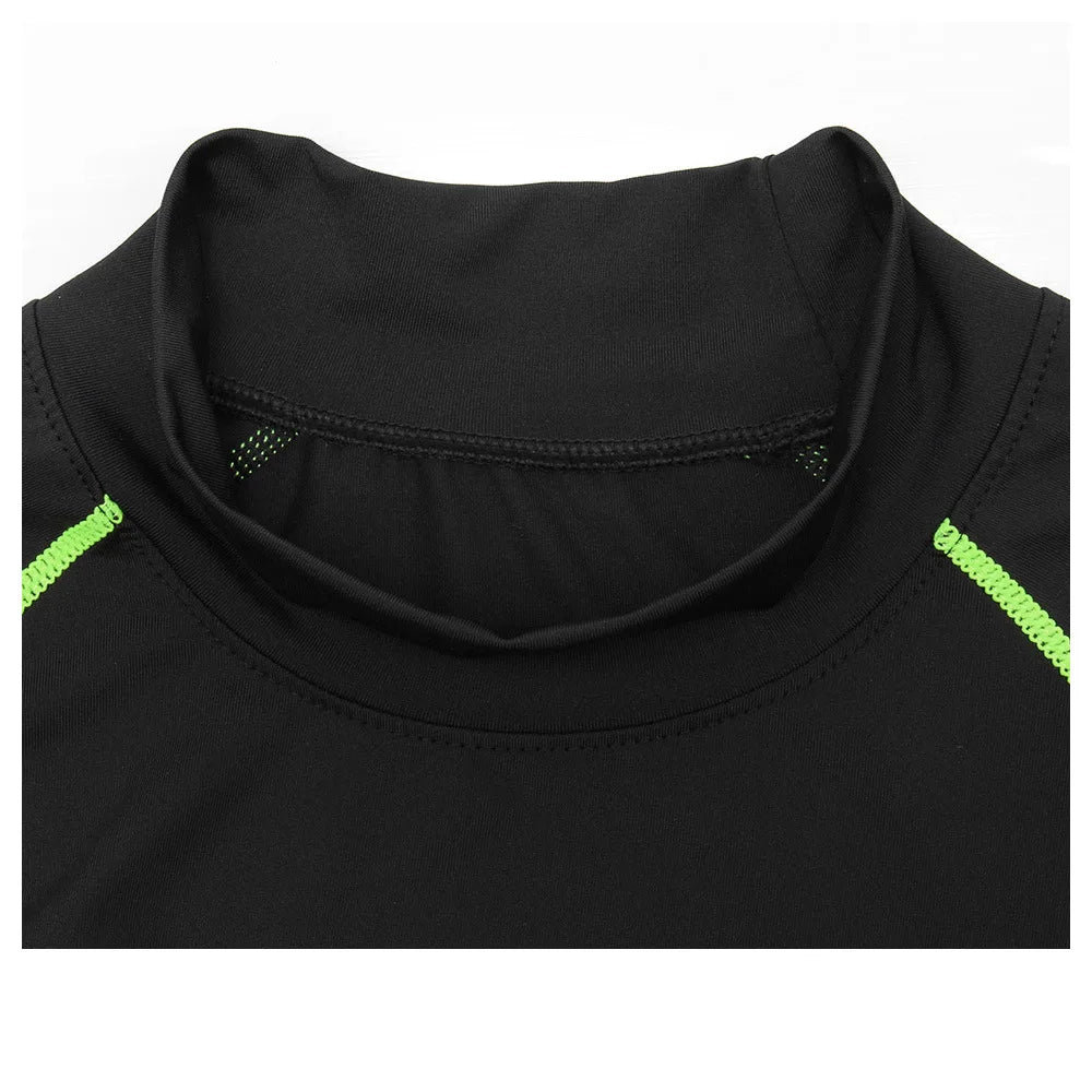 Men's Long Sleeve Compression Shirt – Quick-Dry Athletic Gym & Running Top
