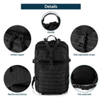 50L Waterproof Tactical Backpack for Hiking & Camping