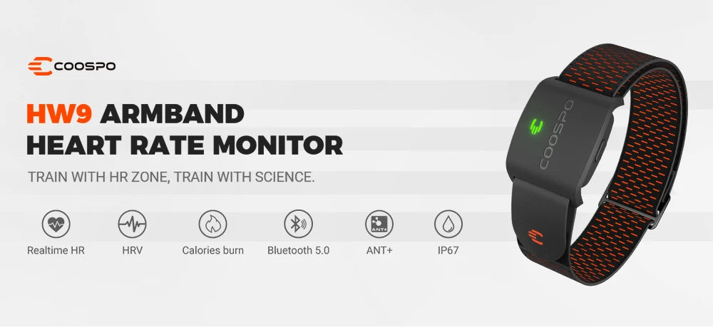 Monitor de Frecuencia Cardíaca en Banda Braquial