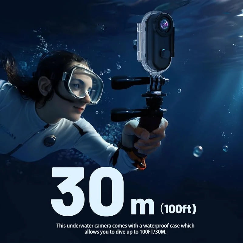 Mini 4K UHD or FHD Action Body Camera