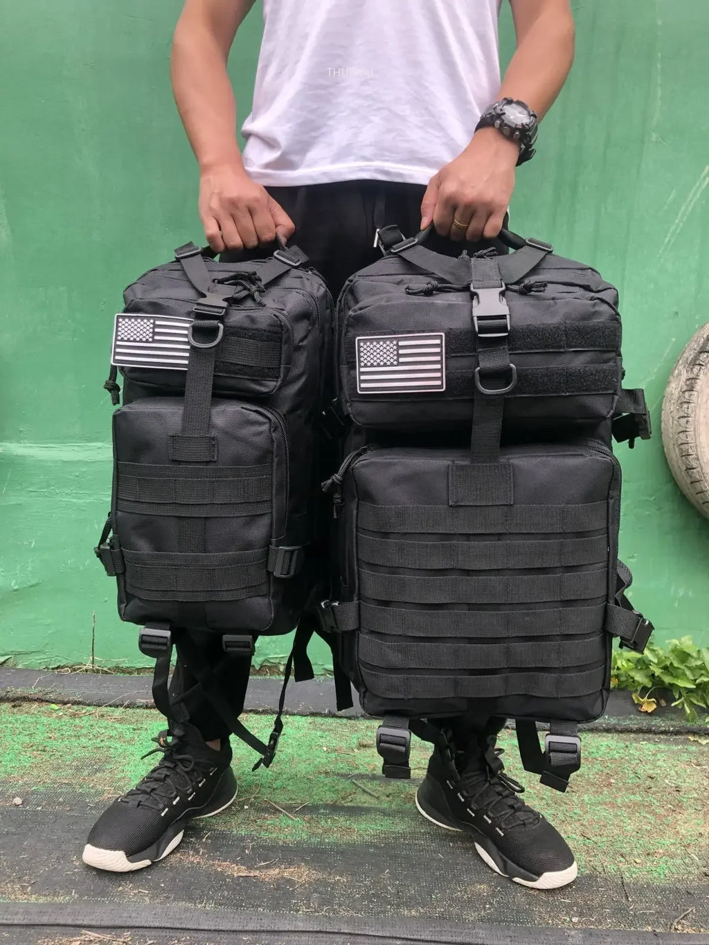 50L Waterproof Tactical Backpack for Hiking & Camping